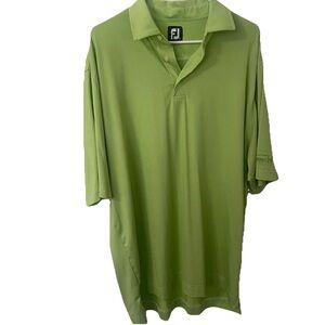 Foot‎ Joy Shirt Men’s XLGolf Polo Performance Stretch Short Sleeve Green